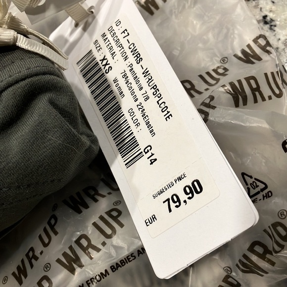 NWT XXS Freddy dark grey 7/8 push up WR. UP sold out low rise - Picture 3 of 9